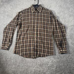 Vintage 80s 90s Towncraft Shirt M Plaid Grandpacore Americana Dadcore Normcore